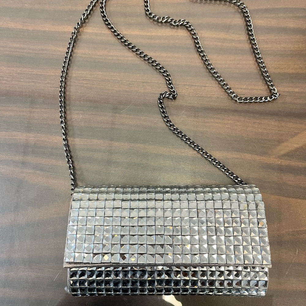 Small bling purse with chain strap